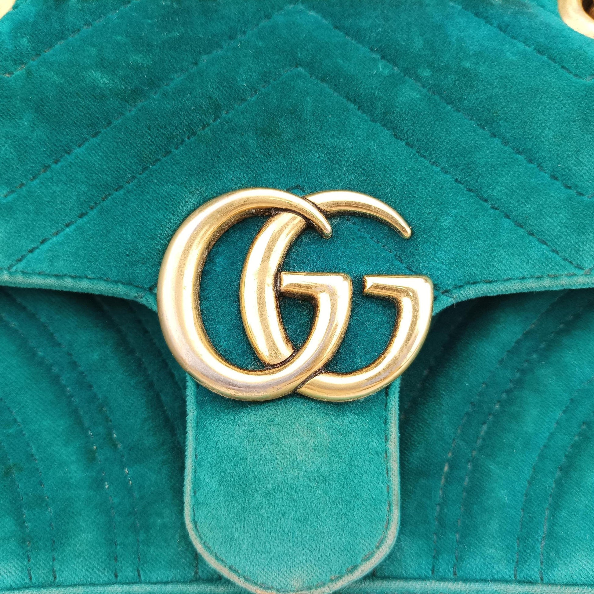 GG Marmont Blue velour 446744 E022103228GGマーモント ブルー ベロア 446744 E022103228