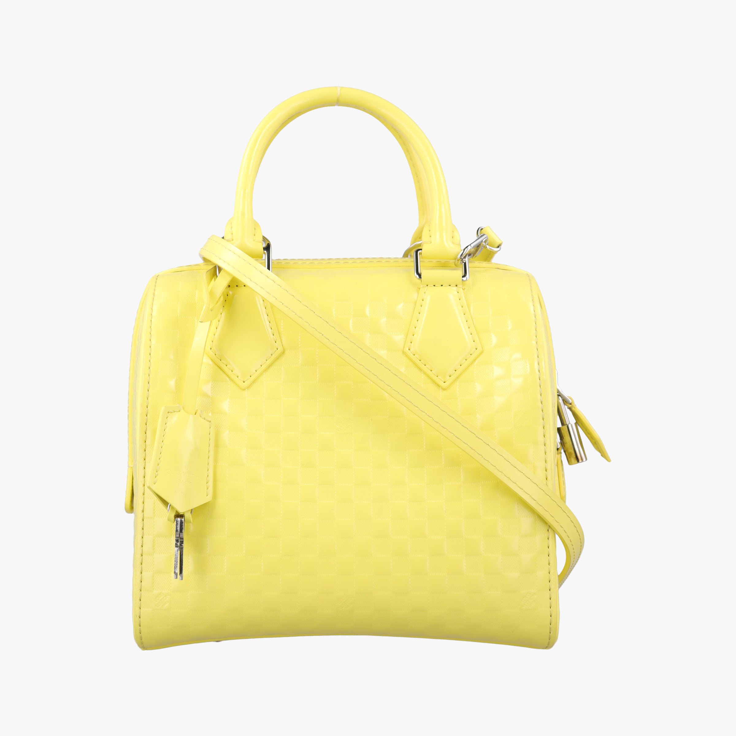 SPEEDY CUBE PM JAUNE Damier Facets M48902 FL1103スピーディキューブPM ジョーヌ ダミエファセット M48902 FL1103