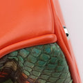 Diorissimo Orange × Multicolor Leather × Snakeskin 09-MA-0124ディオリッシモ オレンジ × マルチカラー レザー × スネークスキン 09-MA-0124