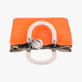 Diorissimo Orange × Multicolor Leather × Snakeskin 09-MA-0124ディオリッシモ オレンジ × マルチカラー レザー × スネークスキン 09-MA-0124