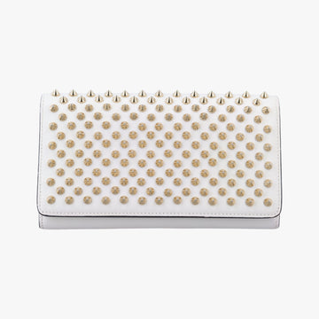 Paloma Clutch White Leather パロマクラッチ ホワイト レザー 