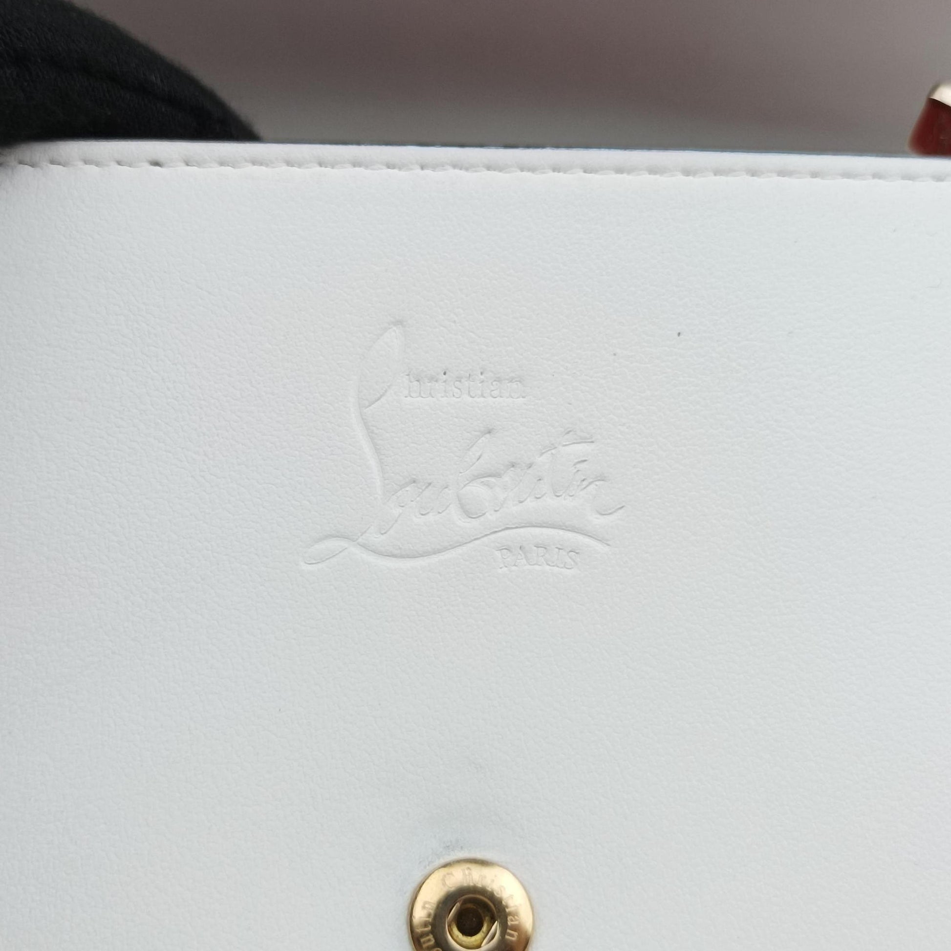 Paloma Clutch White Leather パロマクラッチ ホワイト レザー 