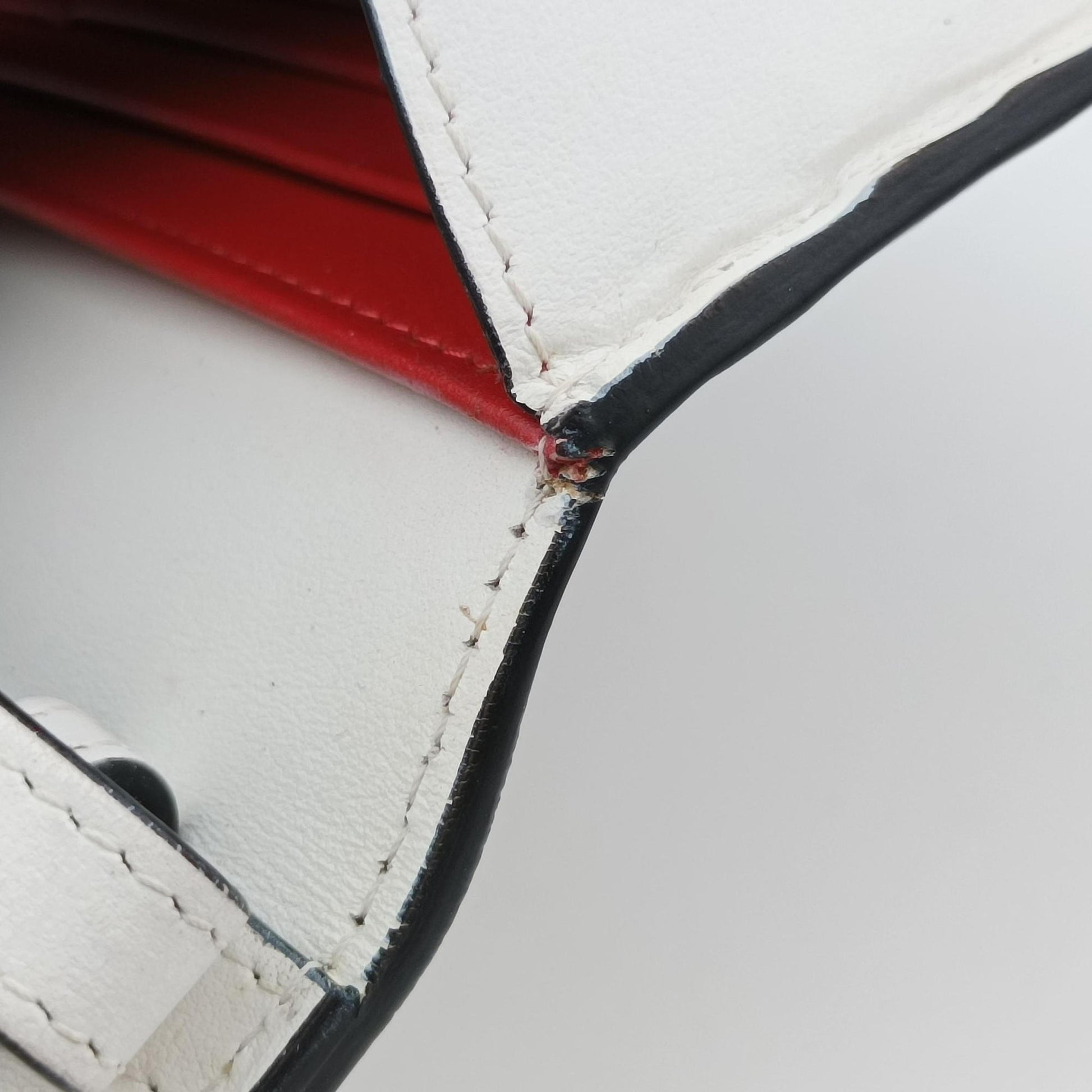 Paloma Clutch White Leather パロマクラッチ ホワイト レザー 