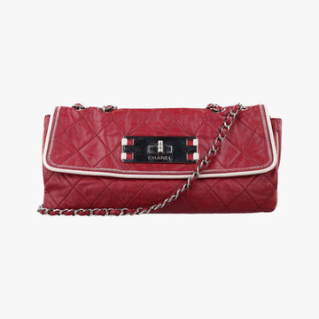 2.55East West Red Leather A37691 121334092.55イースト ウェスト レッド レザー A37691 12133409