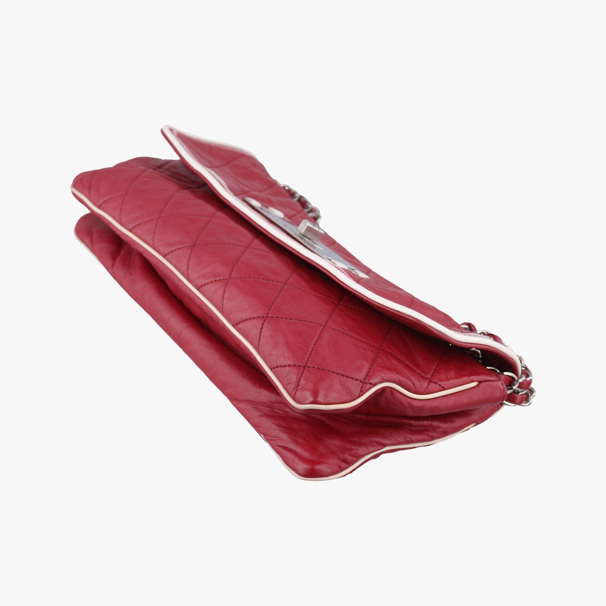 2.55East West Red Leather A37691 121334092.55イースト ウェスト レッド レザー A37691 12133409