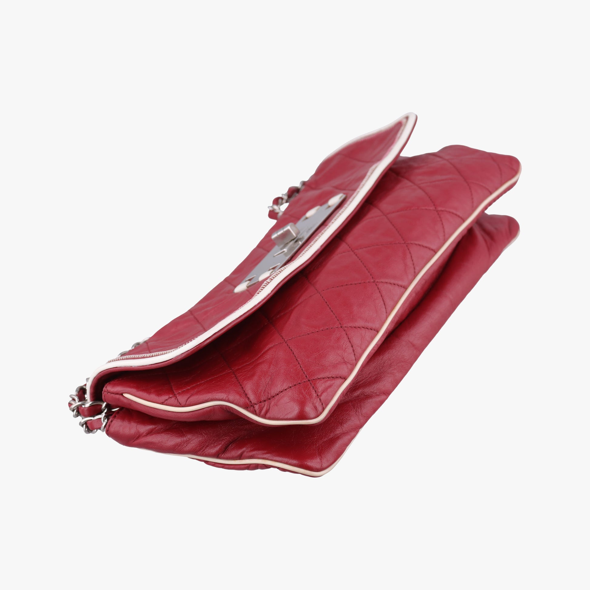 2.55East West Red Leather A37691 121334092.55イースト ウェスト レッド レザー A37691 12133409