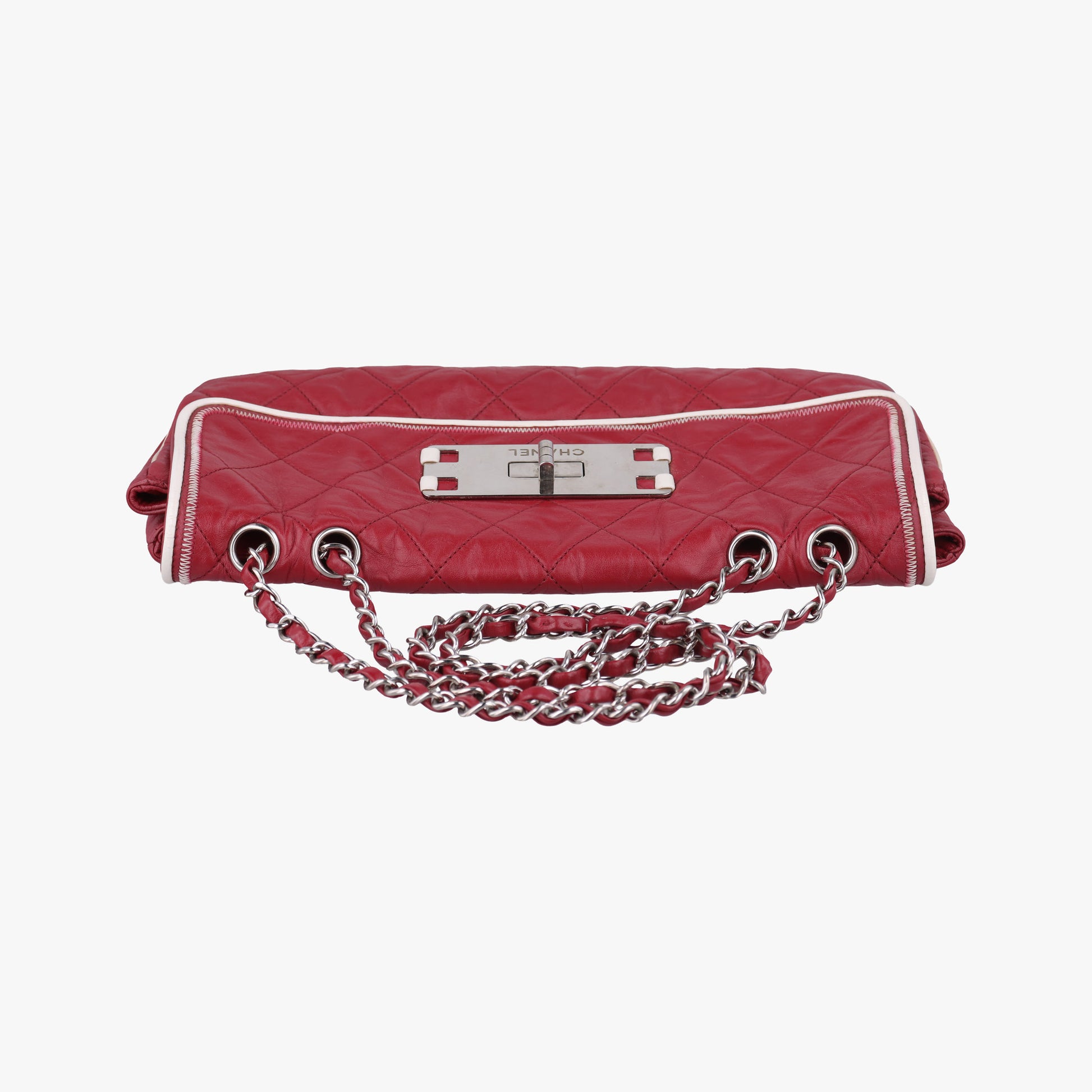 2.55East West Red Leather A37691 121334092.55イースト ウェスト レッド レザー A37691 12133409