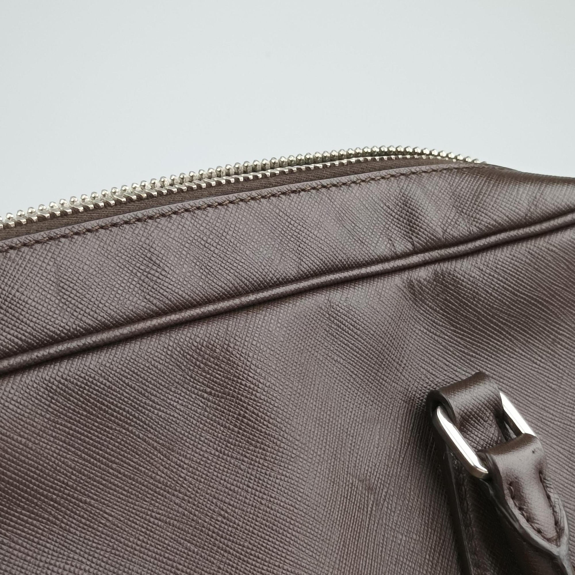 business bag briefcase Brown SAFFIANO Leather 2VE363 7/A 173ビジネスバッグ ブリーフケース ブラウン サフィアーノレザー 2VE363 7/A 173