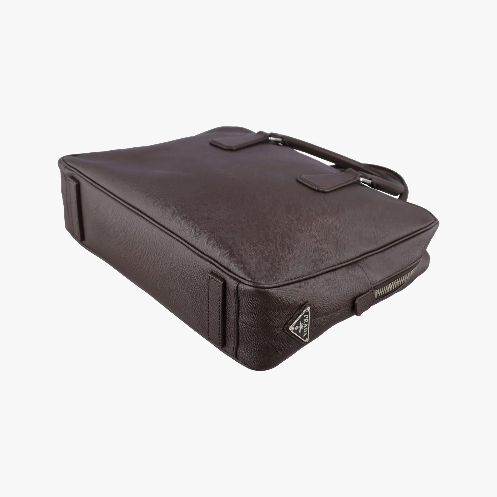 business bag briefcase Brown SAFFIANO Leather 2VE363 7/A 173ビジネスバッグ ブリーフケース ブラウン サフィアーノレザー 2VE363 7/A 173
