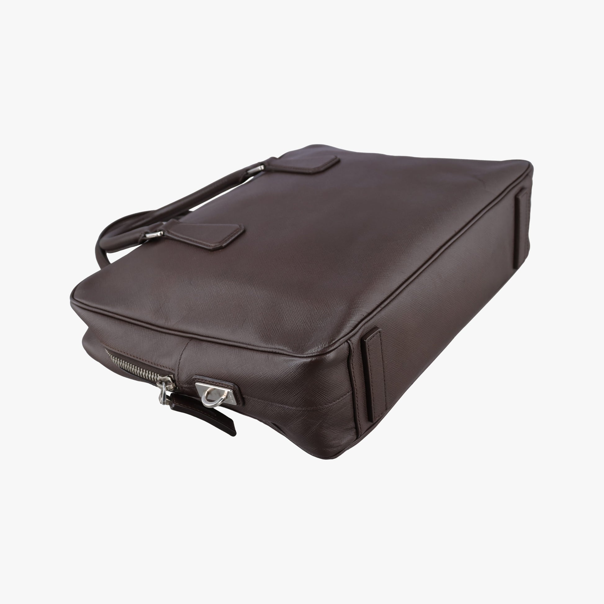 business bag briefcase Brown SAFFIANO Leather 2VE363 7/A 173ビジネスバッグ ブリーフケース ブラウン サフィアーノレザー 2VE363 7/A 173