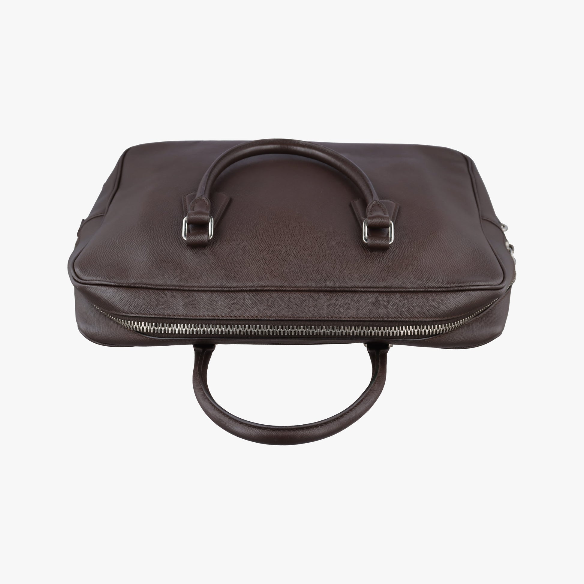 business bag briefcase Brown SAFFIANO Leather 2VE363 7/A 173ビジネスバッグ ブリーフケース ブラウン サフィアーノレザー 2VE363 7/A 173