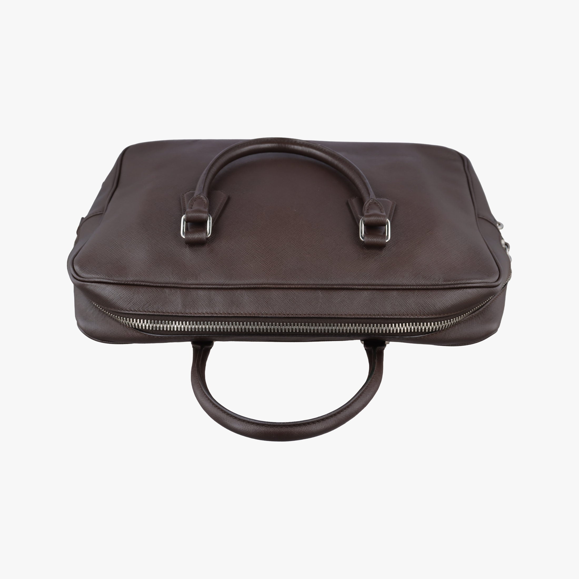 business bag briefcase Brown SAFFIANO Leather 2VE363 7/A 173ビジネスバッグ ブリーフケース ブラウン サフィアーノレザー 2VE363 7/A 173