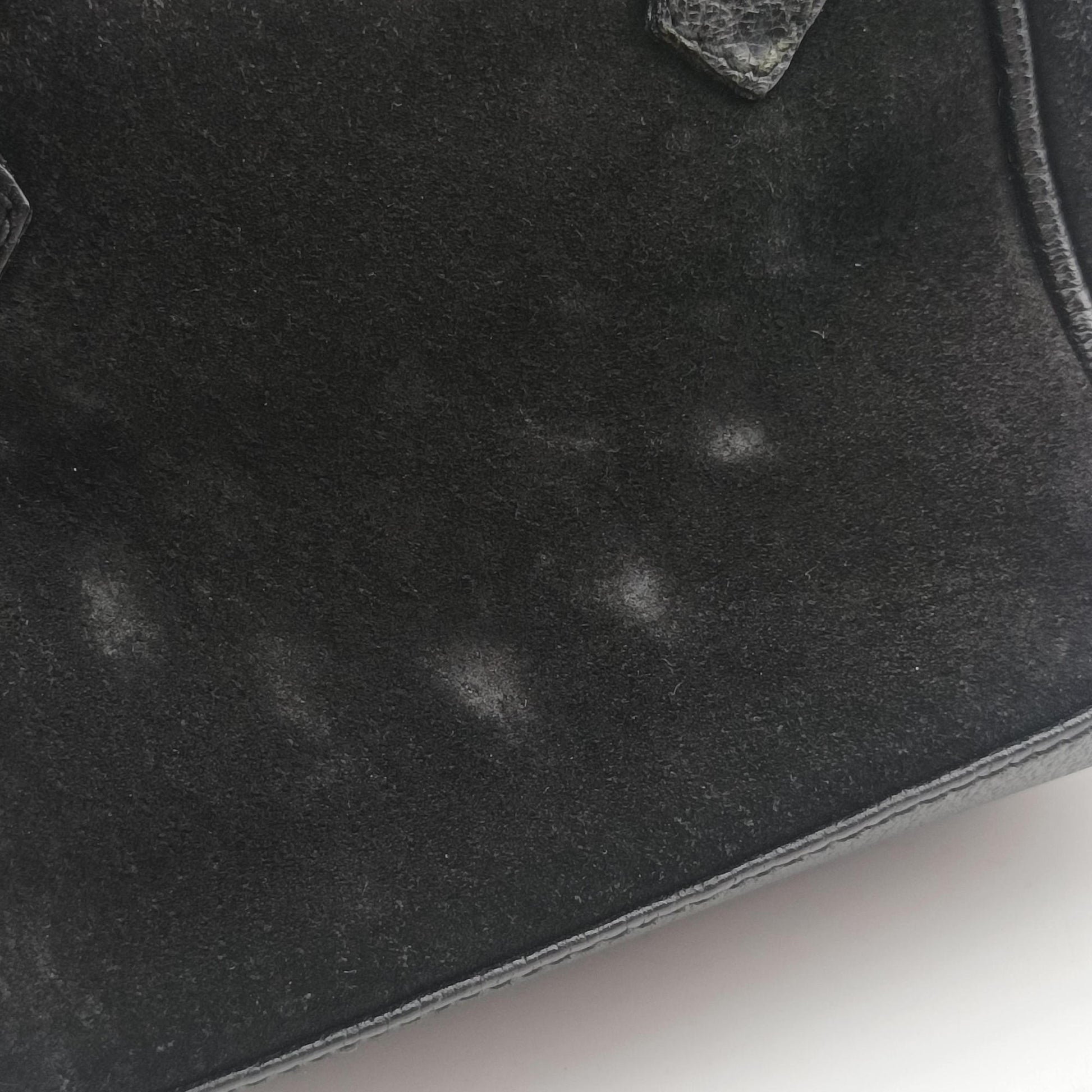 bamboo Black Suede× Leather 007.17 バンブー ブラック スエード× レザー 007.17 