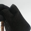 bamboo Black Suede× Leather 007.17 バンブー ブラック スエード× レザー 007.17 