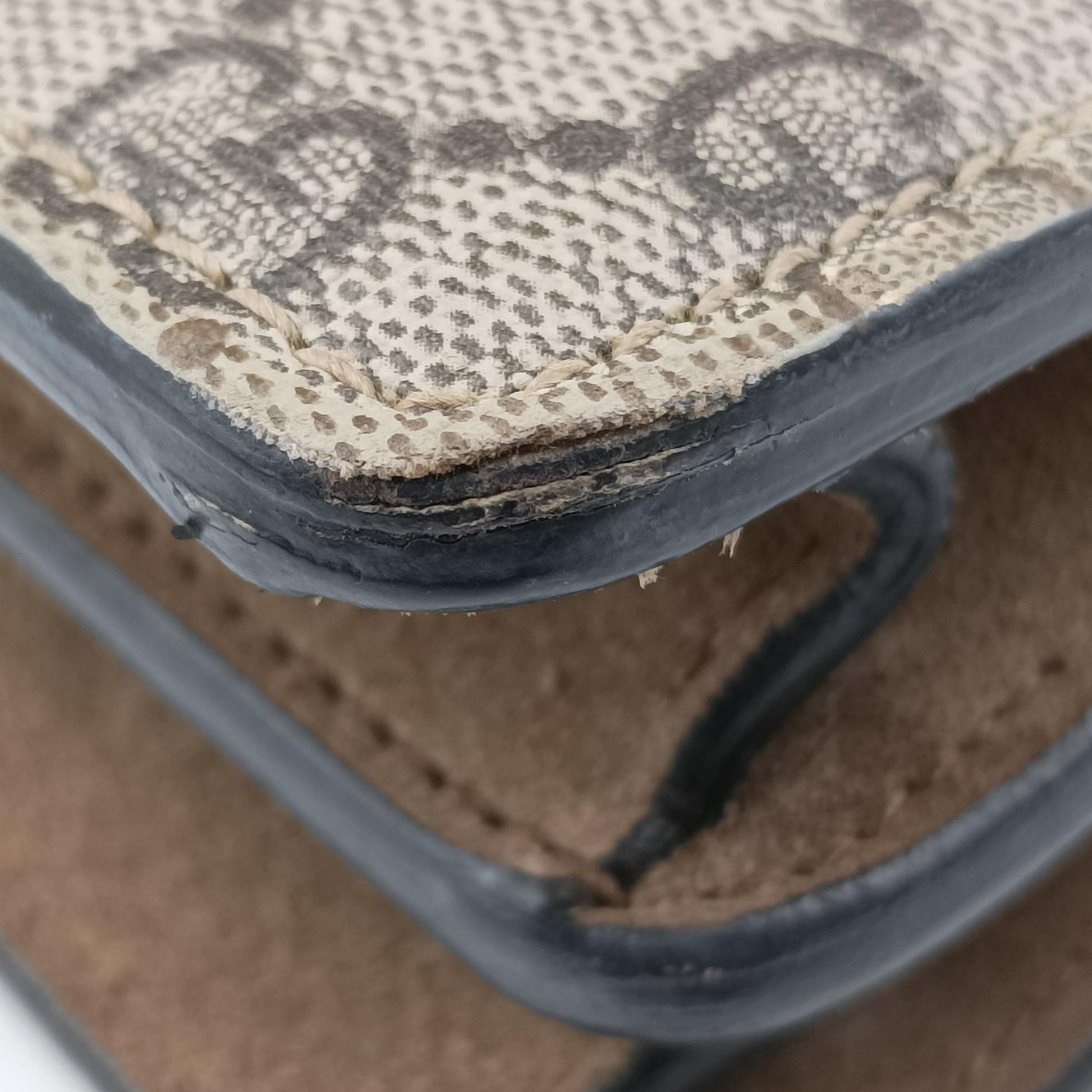 Dionysus Brown PVC coated canvas 400249 A027602214ディオニュソス ブラウン PVCコーティングキャンバス 400249 A027602214