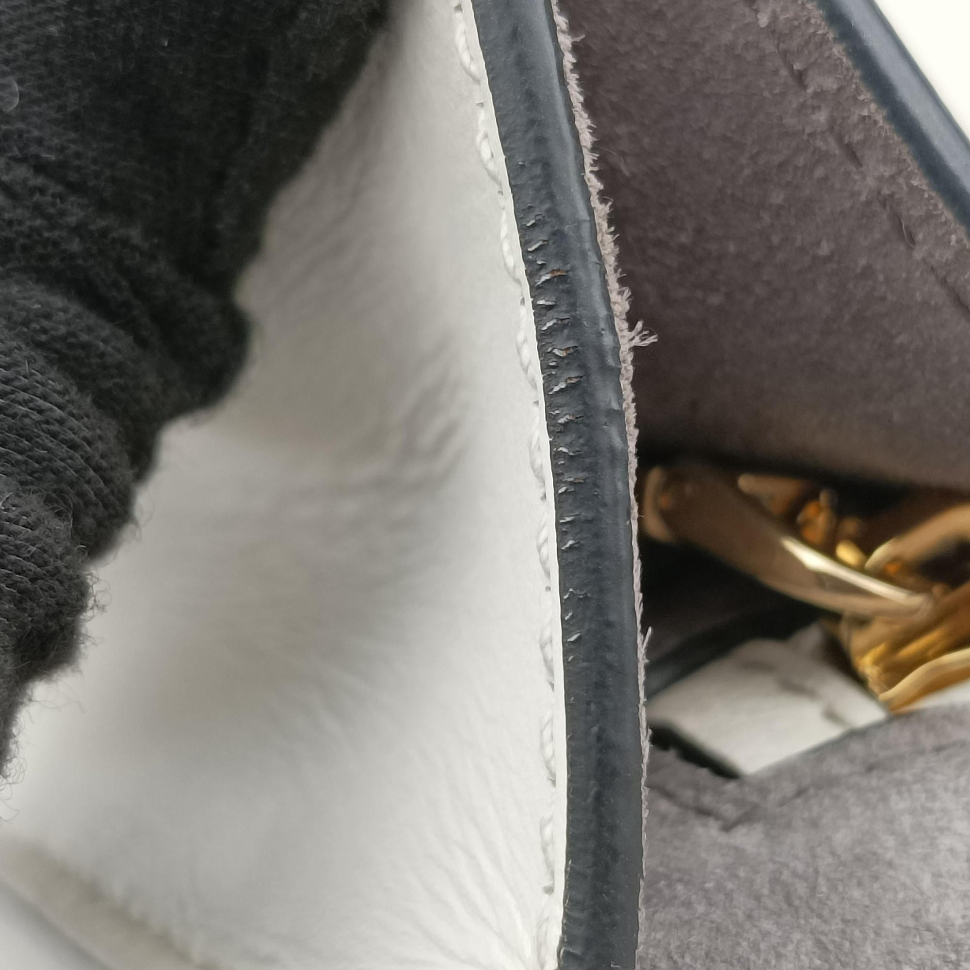 Miu Lady White Leather 37ミュウレディ ホワイト レザー 37