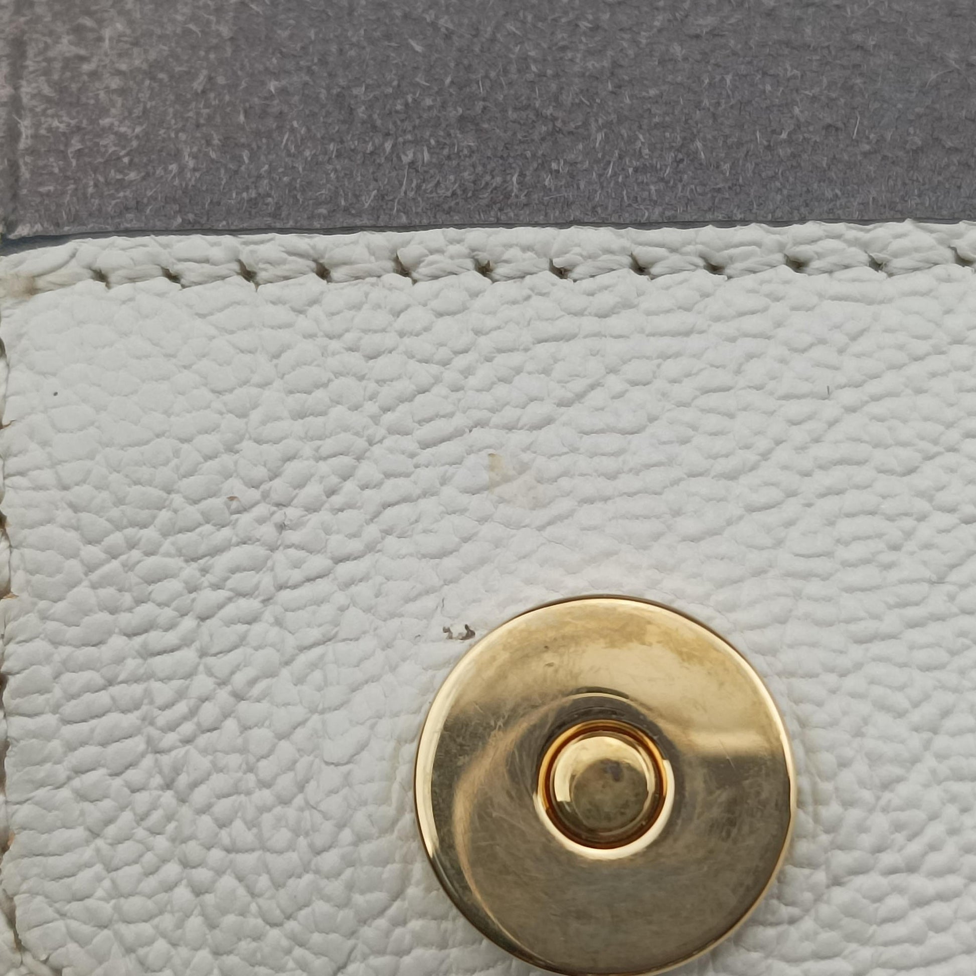 Miu Lady White Leather 37ミュウレディ ホワイト レザー 37