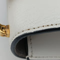 Miu Lady White Leather 37ミュウレディ ホワイト レザー 37