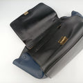 Trapeze Beige×black×blue Suede × leather S-MP-1121トラペーズミディアム ベージュ×ブラック×ブルー スエード×レザー S-MP-1121