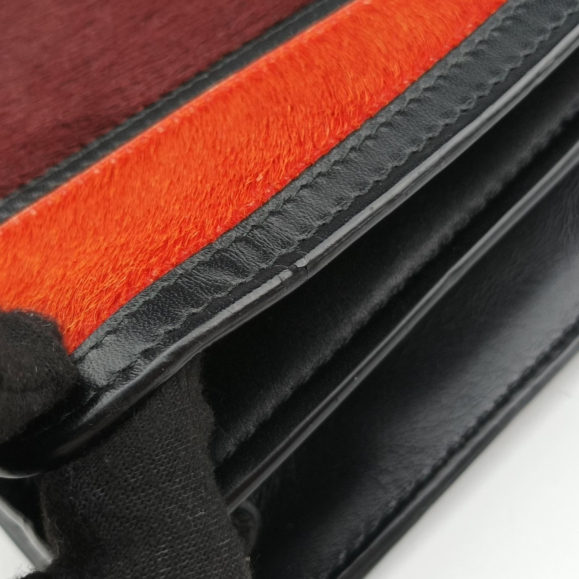Serpenti Orange×Pink×Bordeaux Pony Hair 2642132Yセルペンティ オレンジ×ピンク×ボルドー ハラコ 2642132Y