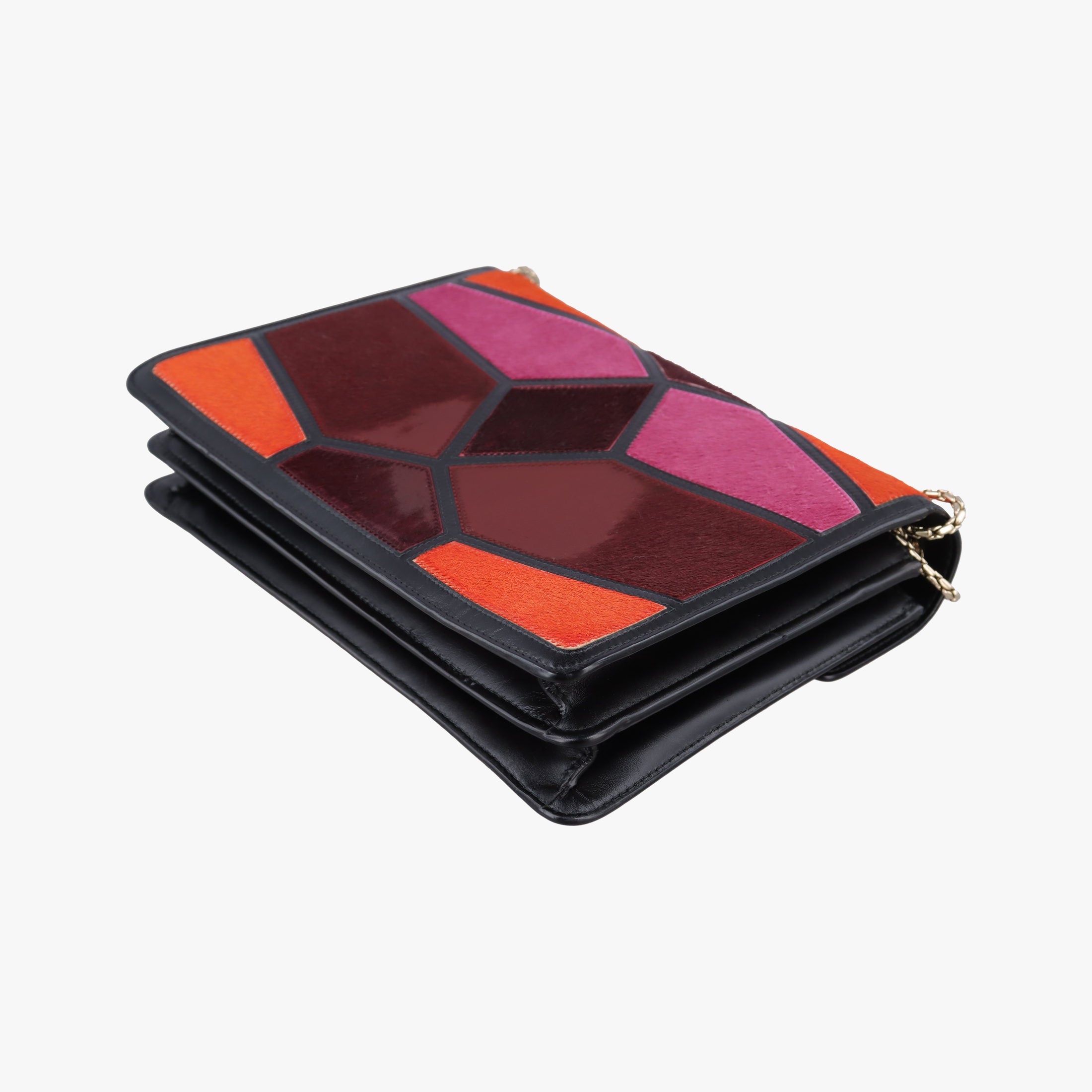 Serpenti Orange×Pink×Bordeaux Pony Hair 2642132Yセルペンティ オレンジ×ピンク×ボルドー ハラコ 2642132Y