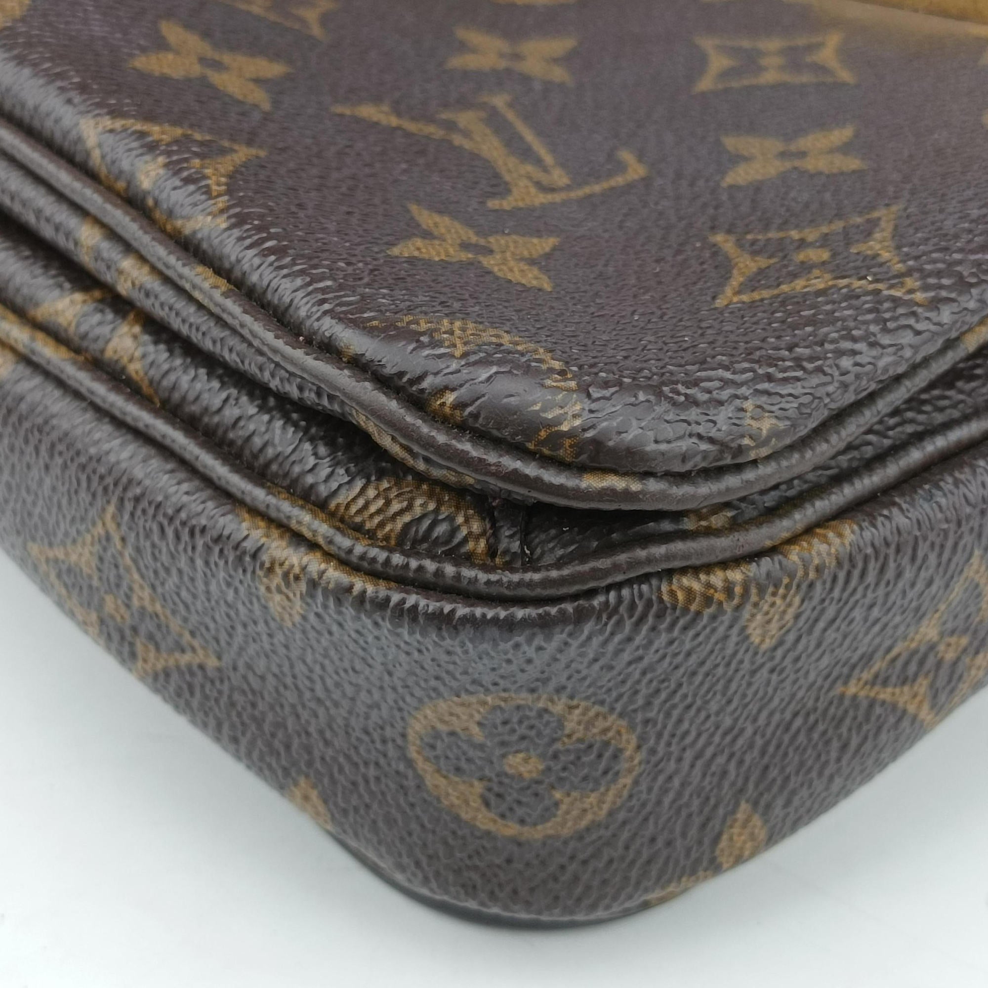 Pochette Metis MM Brown Monogram Canvas M44875 DU4195ポシェットメティスMM モノグラム/ブラウン モノグラムキャンバス M44875 DU4195