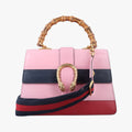 Dionysus Pink×navy×red Leather 448075 E022190560ディオニュソス ピンク×ネイビー×レッド レザー 448075 E022190560