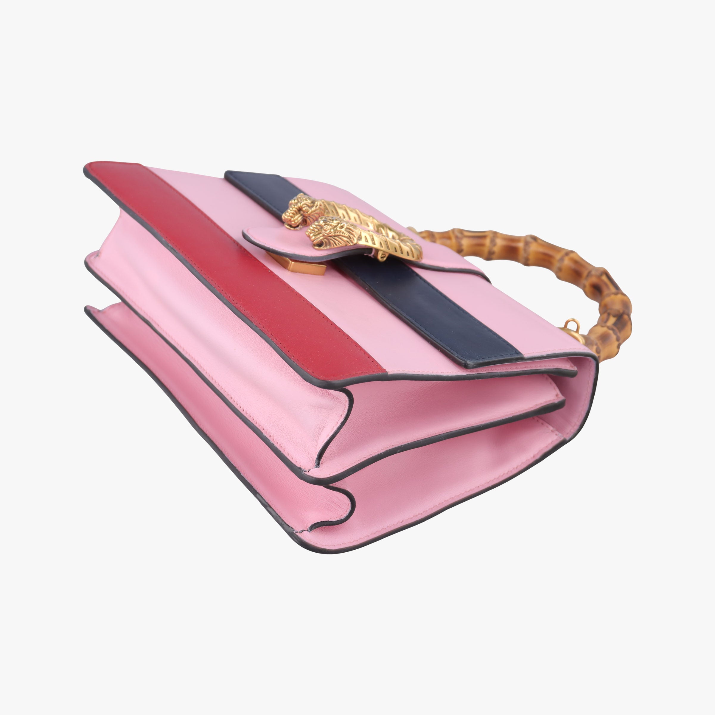 Dionysus Pink×navy×red Leather 448075 E022190560ディオニュソス ピンク×ネイビー×レッド レザー 448075 E022190560