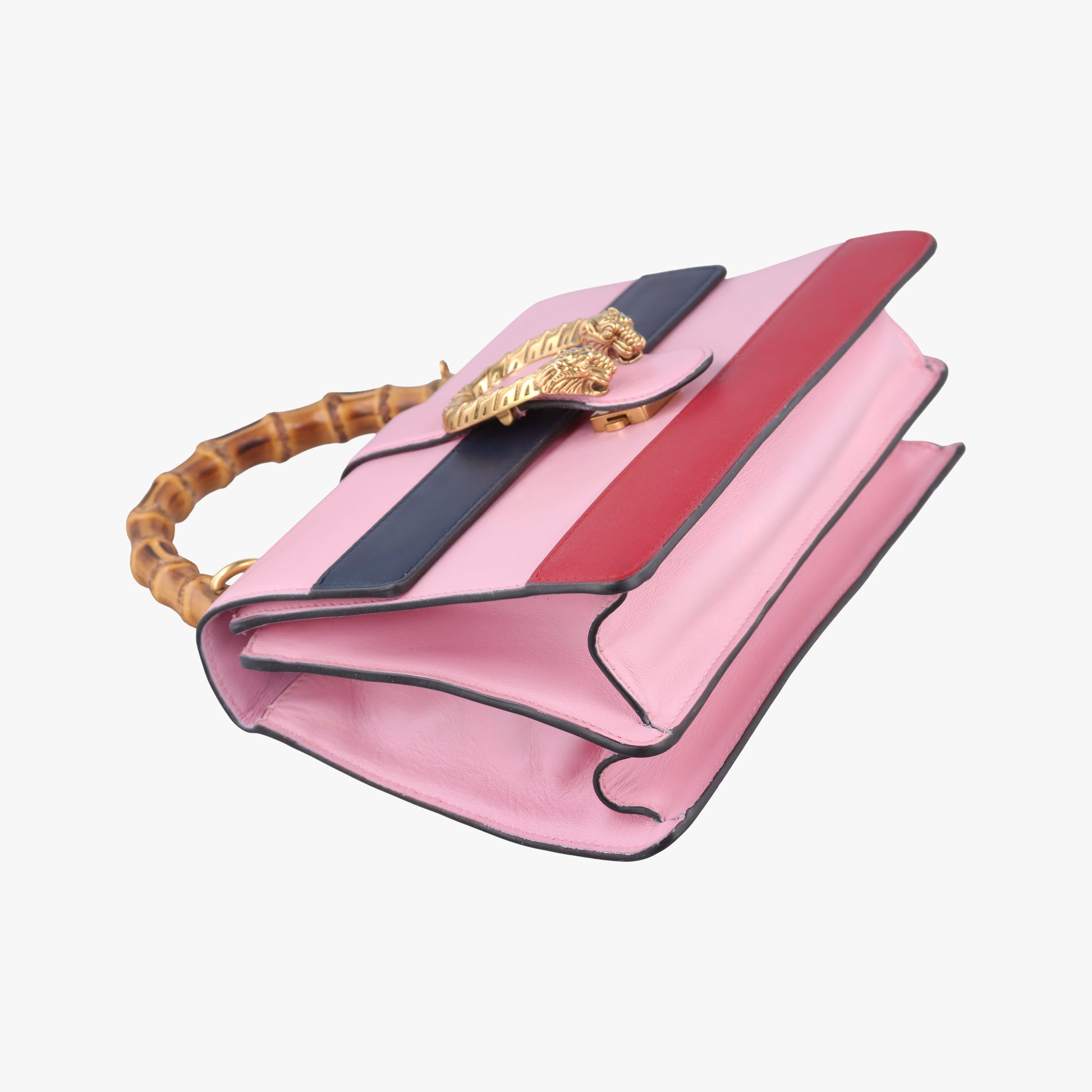 Dionysus Pink×navy×red Leather 448075 E022190560ディオニュソス ピンク×ネイビー×レッド レザー 448075 E022190560