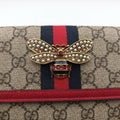 Queen Margaret Beige×Red×Navy PVC coated canvas×leather 476079 クィーンマーガレット ベージュ×レッド×ネイビー PVCコーティングキャンバス×レザー 476079 