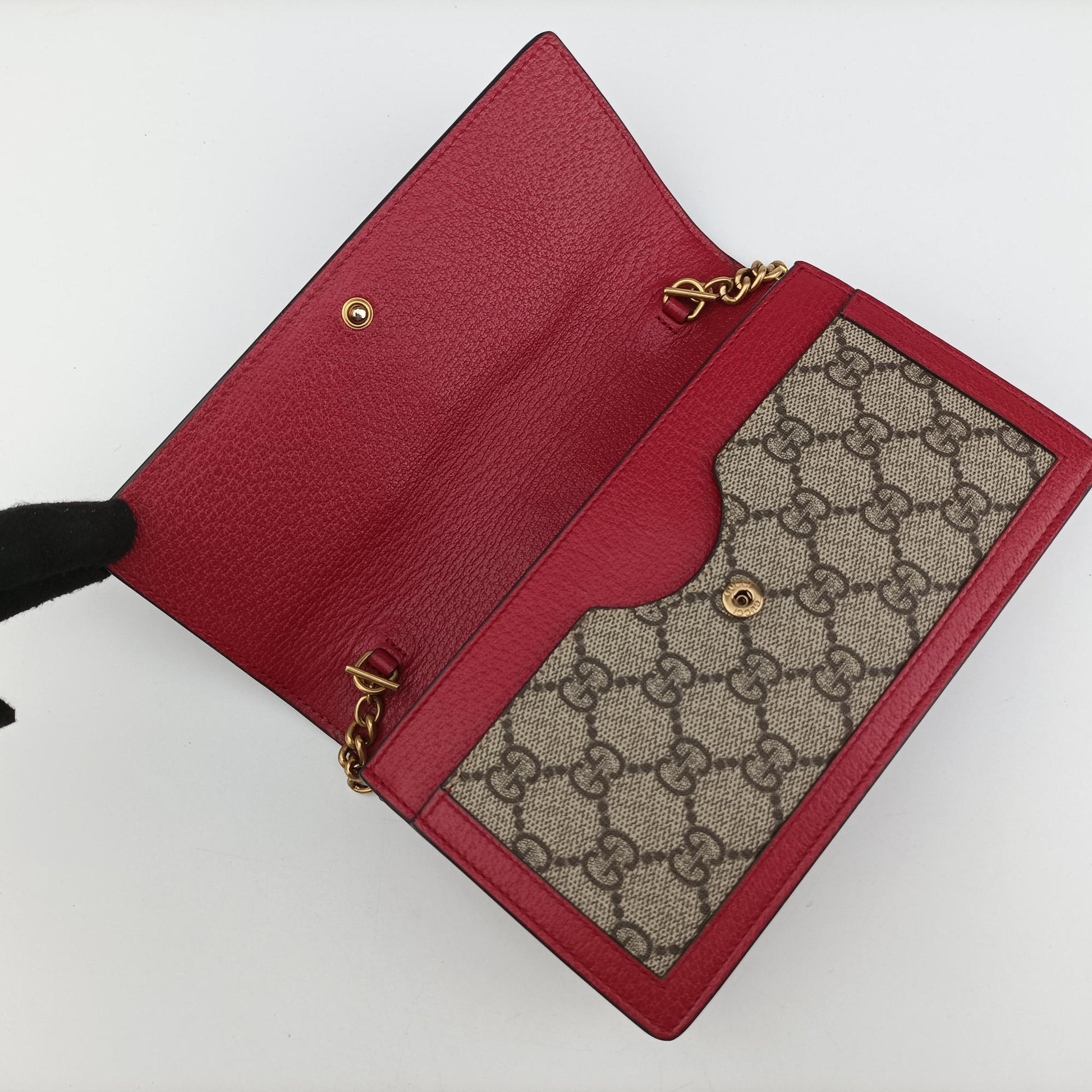 Queen Margaret Beige×Red×Navy PVC coated canvas×leather 476079 クィーンマーガレット ベージュ×レッド×ネイビー PVCコーティングキャンバス×レザー 476079 