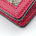 Queen Margaret Beige×Red×Navy PVC coated canvas×leather 476079 クィーンマーガレット ベージュ×レッド×ネイビー PVCコーティングキャンバス×レザー 476079 