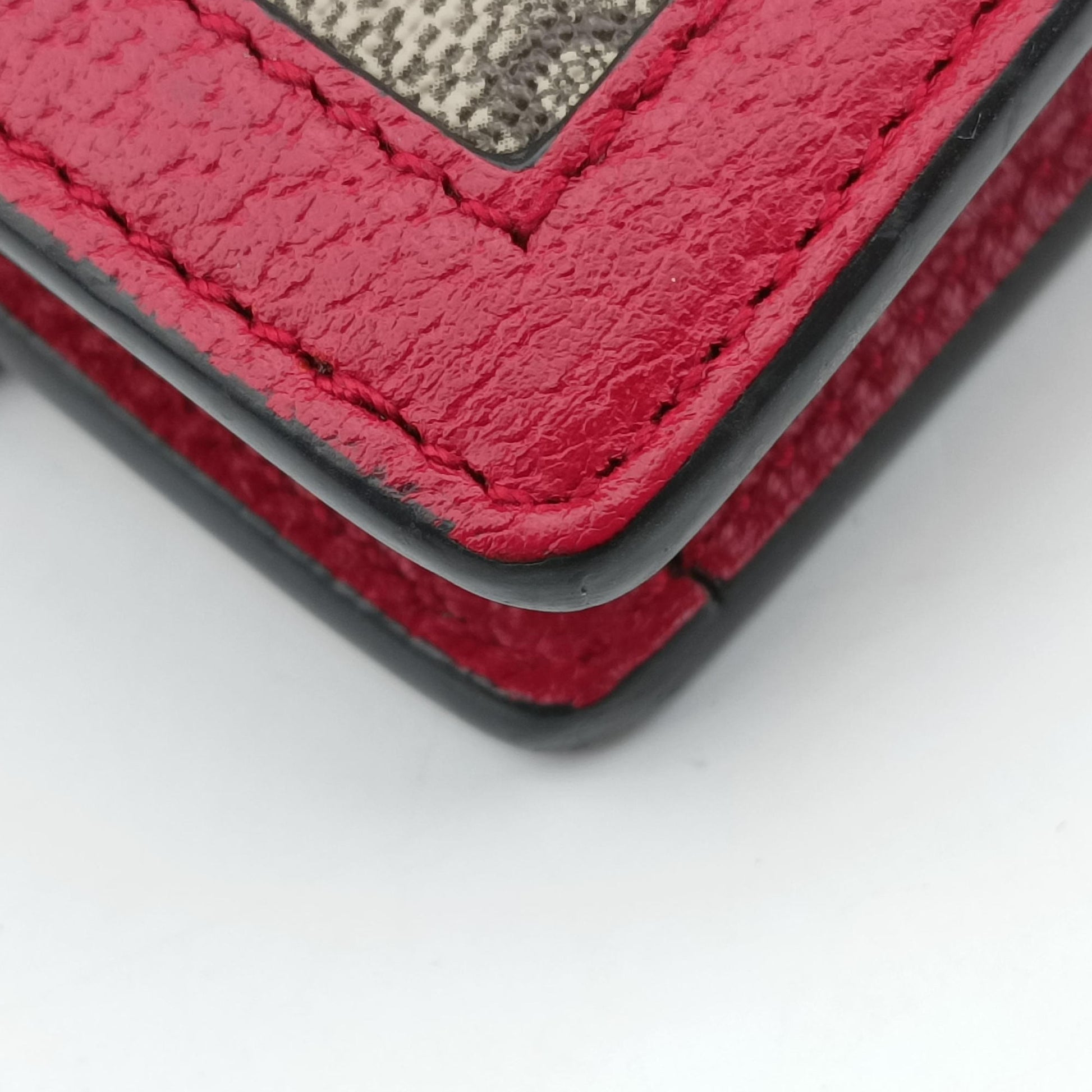 Queen Margaret Beige×Red×Navy PVC coated canvas×leather 476079 クィーンマーガレット ベージュ×レッド×ネイビー PVCコーティングキャンバス×レザー 476079 