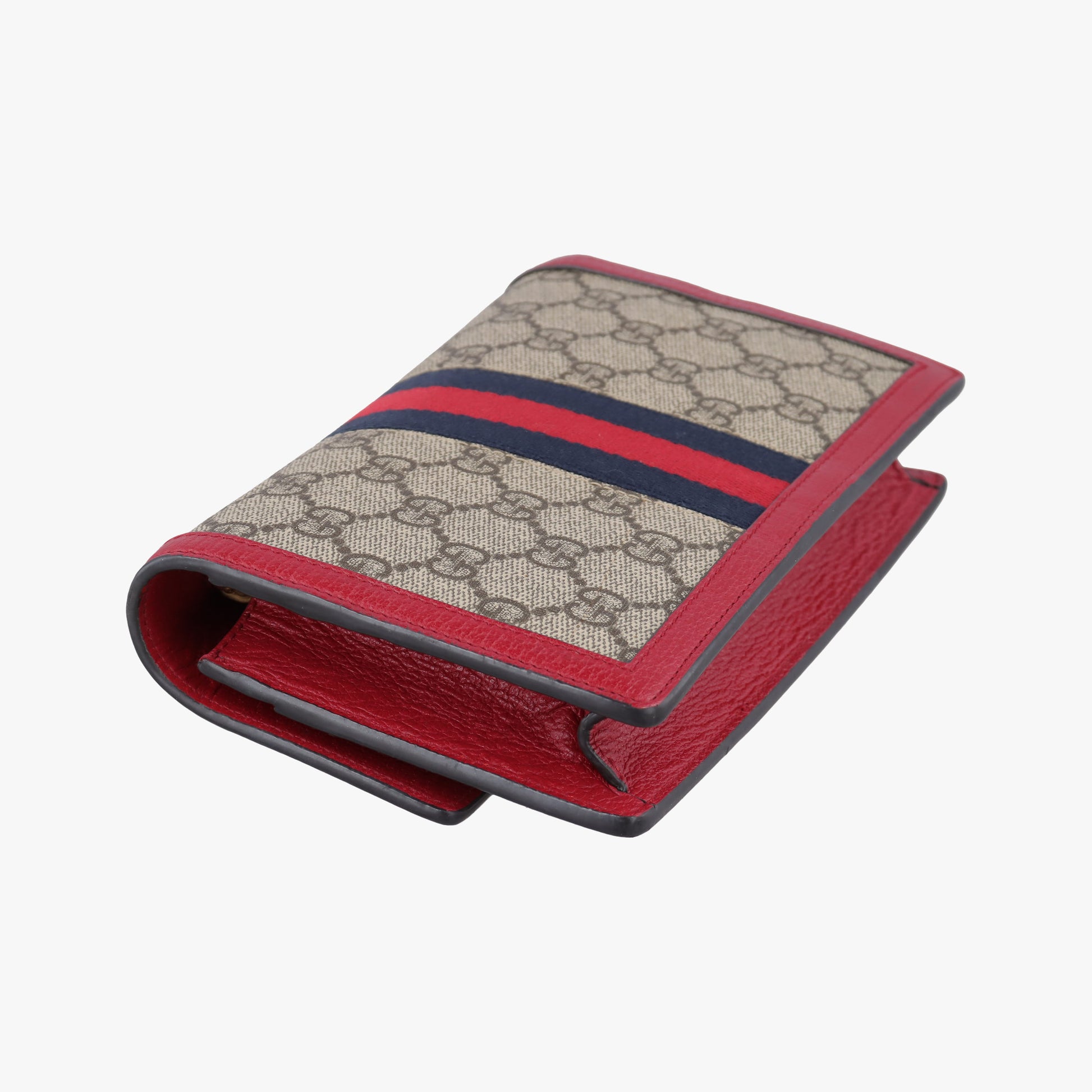 Queen Margaret Beige×Red×Navy PVC coated canvas×leather 476079 クィーンマーガレット ベージュ×レッド×ネイビー PVCコーティングキャンバス×レザー 476079 