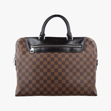PDJ Port Document Jour Ebene x Noir Damier canvas x leather N41438 MB1136PDJ ポルトドキュマンジュール エベヌ×ノワール ダミエキャンバス×レザー N41438 MB1136