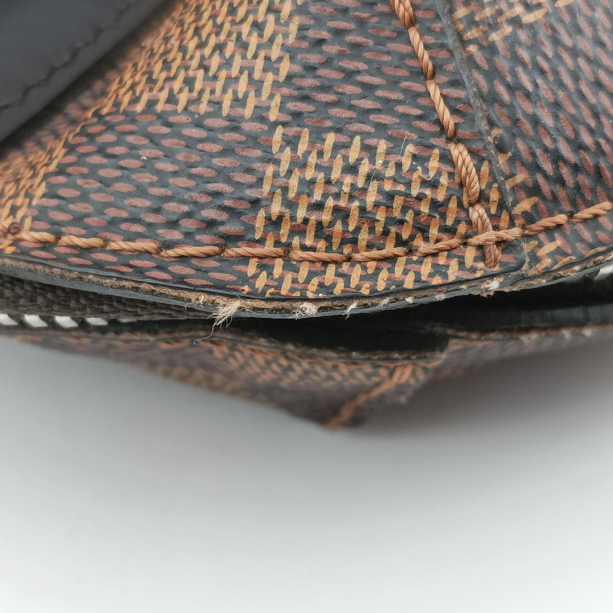 PDJ Port Document Jour Ebene x Noir Damier canvas x leather N41438 MB1136PDJ ポルトドキュマンジュール エベヌ×ノワール ダミエキャンバス×レザー N41438 MB1136