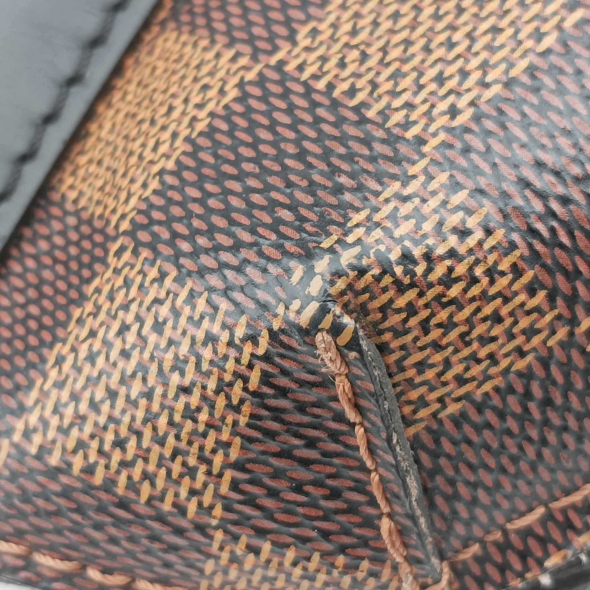 PDJ Port Document Jour Ebene x Noir Damier canvas x leather N41438 MB1136PDJ ポルトドキュマンジュール エベヌ×ノワール ダミエキャンバス×レザー N41438 MB1136