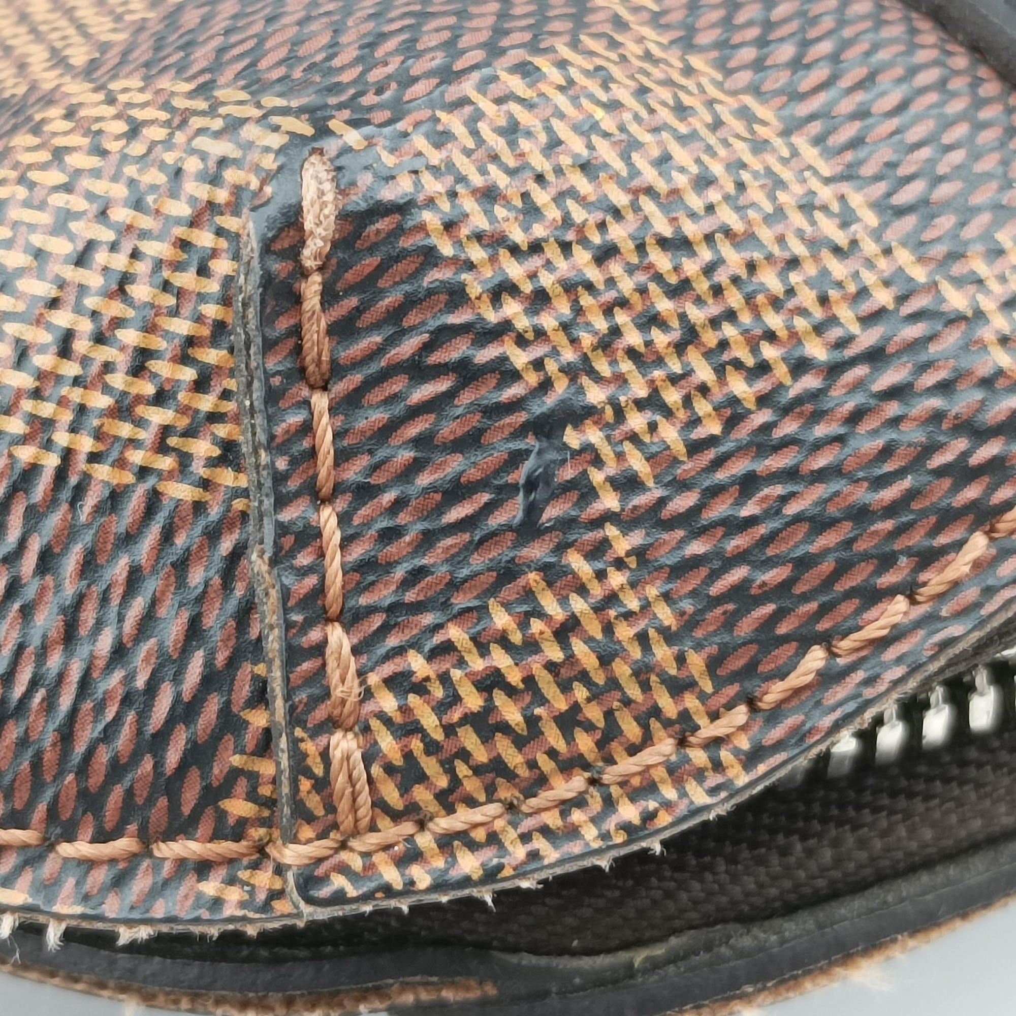 PDJ Port Document Jour Ebene x Noir Damier canvas x leather N41438 MB1136PDJ ポルトドキュマンジュール エベヌ×ノワール ダミエキャンバス×レザー N41438 MB1136
