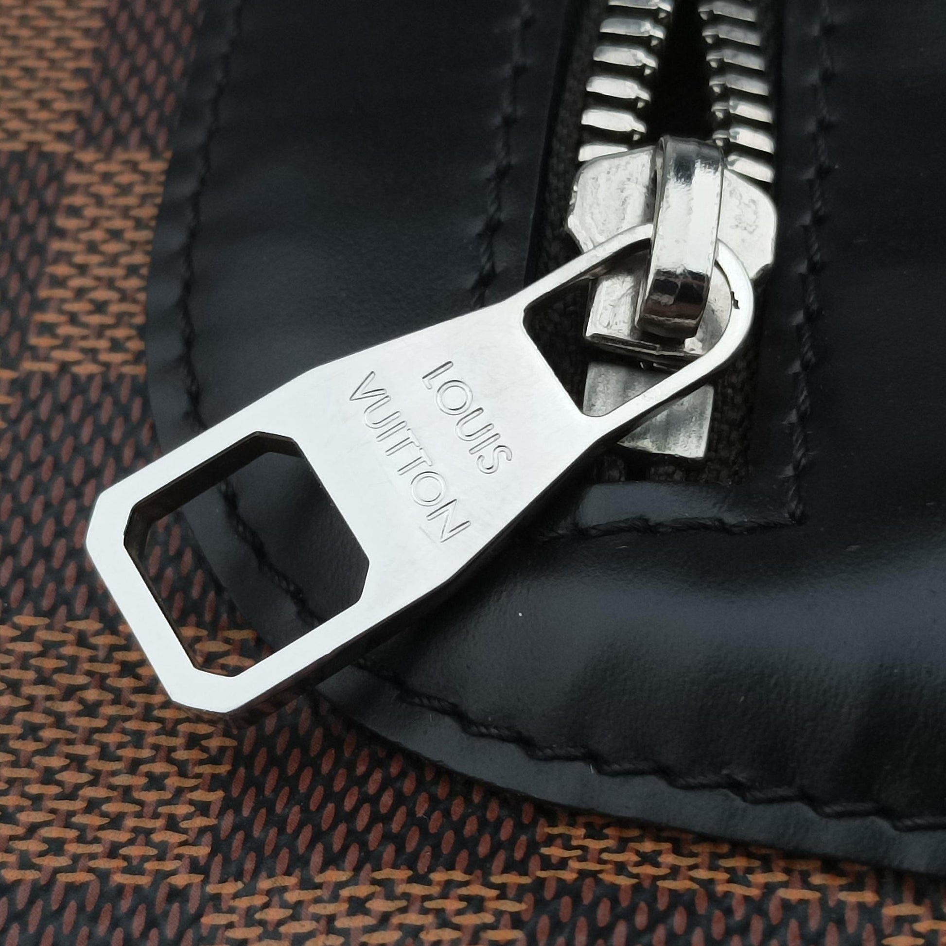 PDJ Port Document Jour Ebene x Noir Damier canvas x leather N41438 MB1136PDJ ポルトドキュマンジュール エベヌ×ノワール ダミエキャンバス×レザー N41438 MB1136