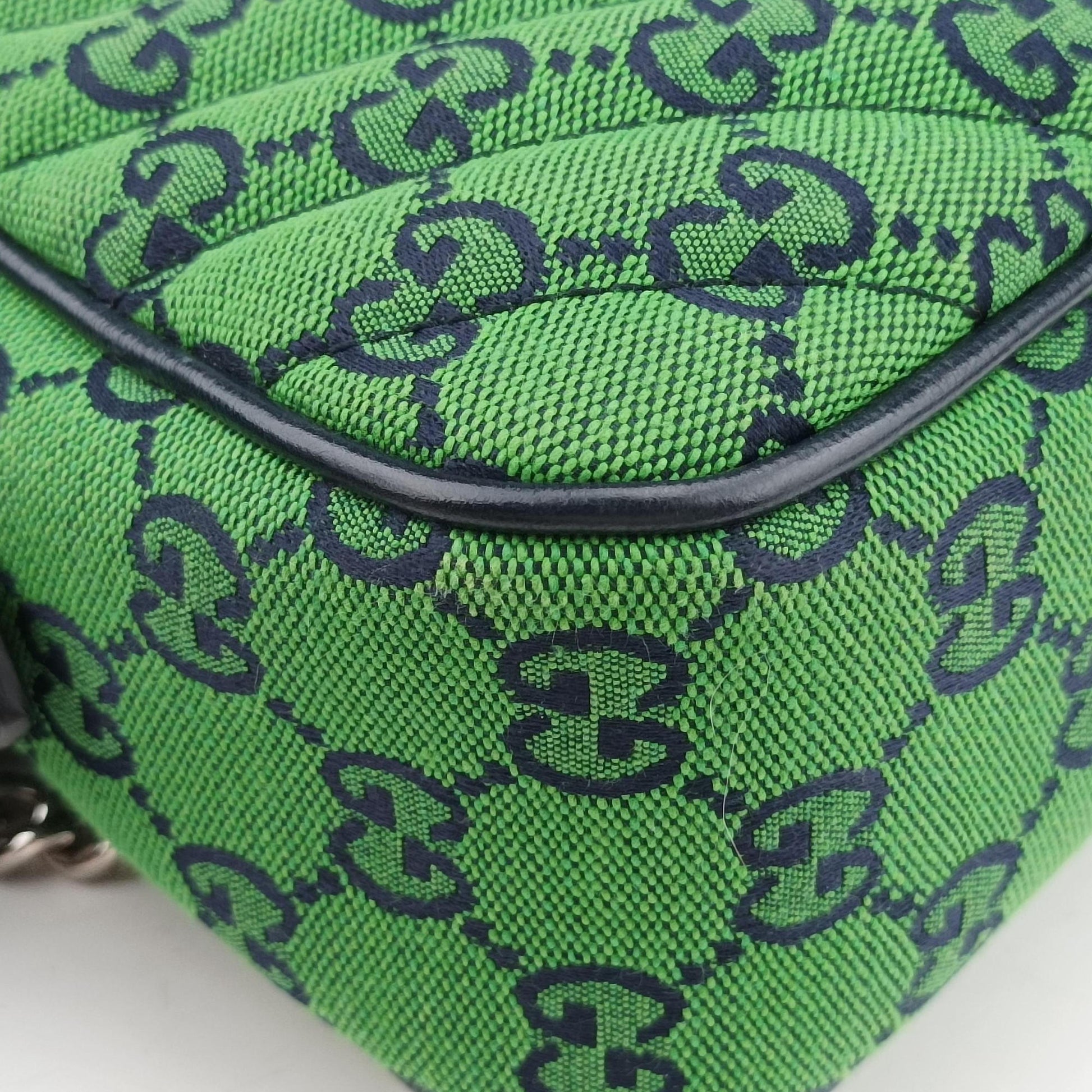 GG Marmont Green canvas 447632 I034610975GGマーモント グリーン キャンバス 447632 I034610975