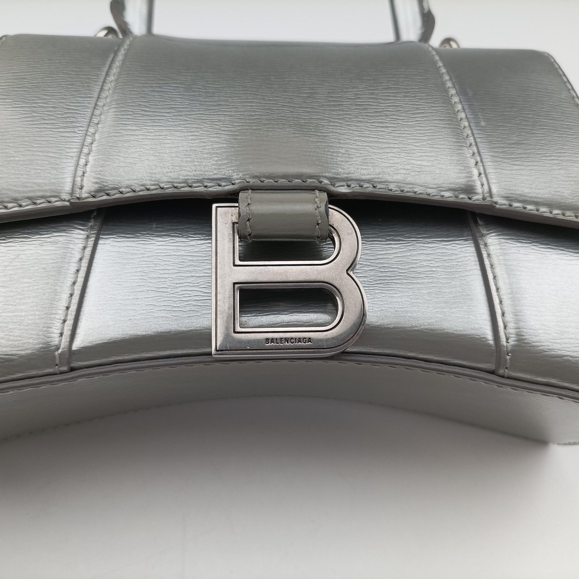 Hourglass XS Silver leather 592833.8110.V.535289アワーグラス XS シルバー レザー 592833.8110.V.535289