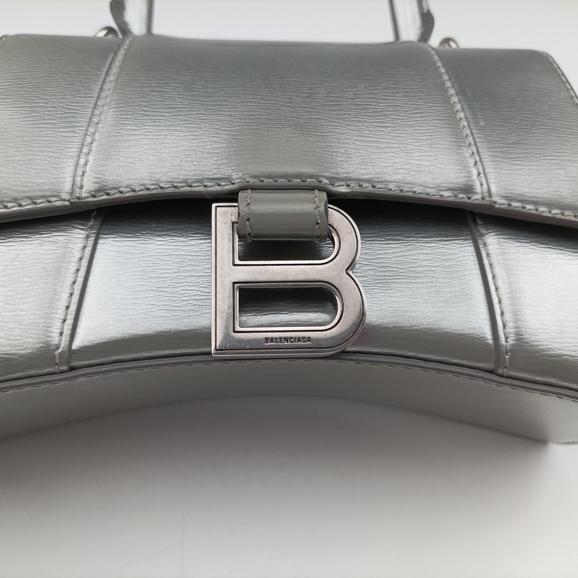 Hourglass XS Silver leather 592833.8110.V.535289アワーグラス XS シルバー レザー 592833.8110.V.535289