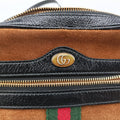 OPHIDIA Brown×black×multi Suede×leather 517350 オフィディア ブラウン×ブラック×マルチ スエード×レザー 517350 