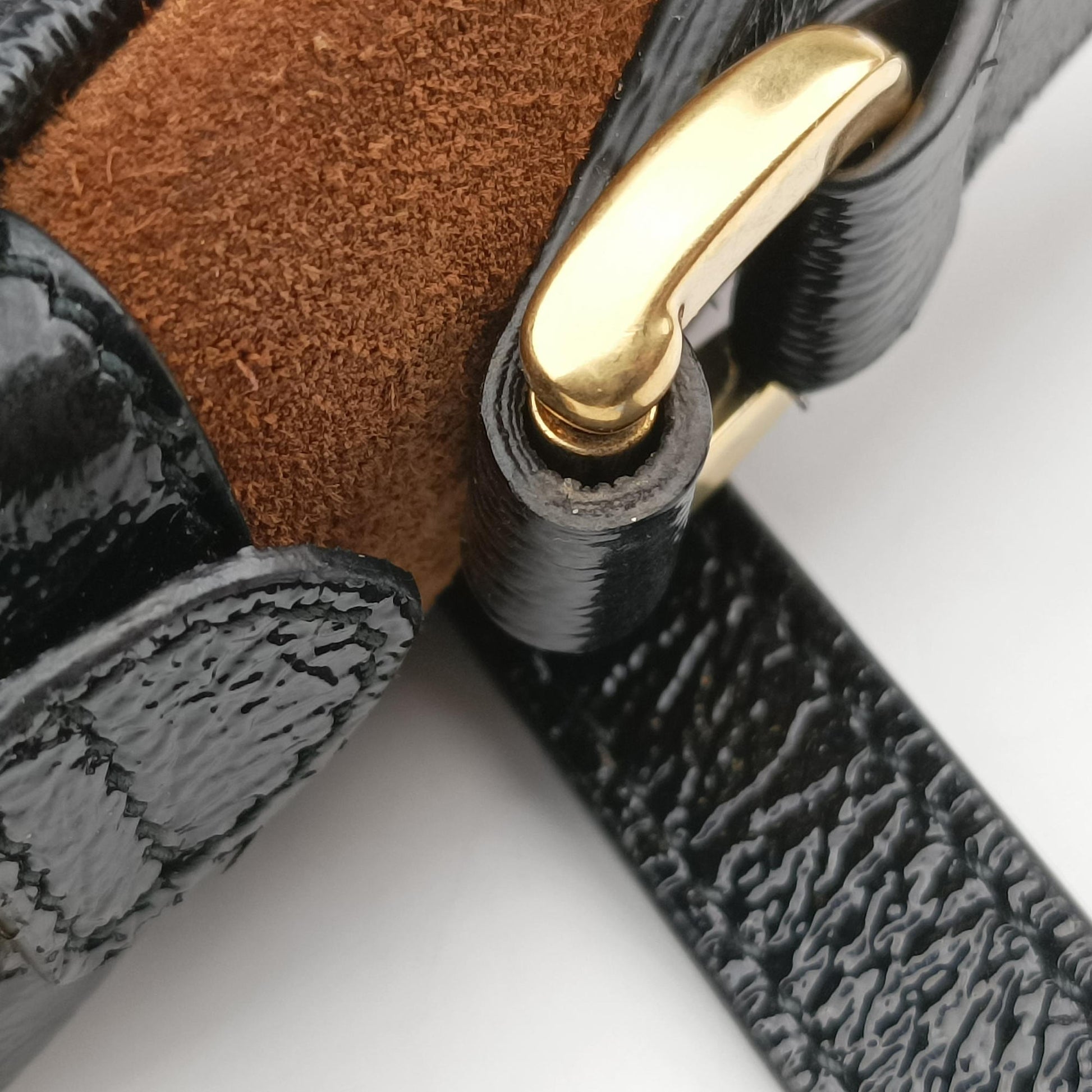 OPHIDIA Brown×black×multi Suede×leather 517350 オフィディア ブラウン×ブラック×マルチ スエード×レザー 517350 