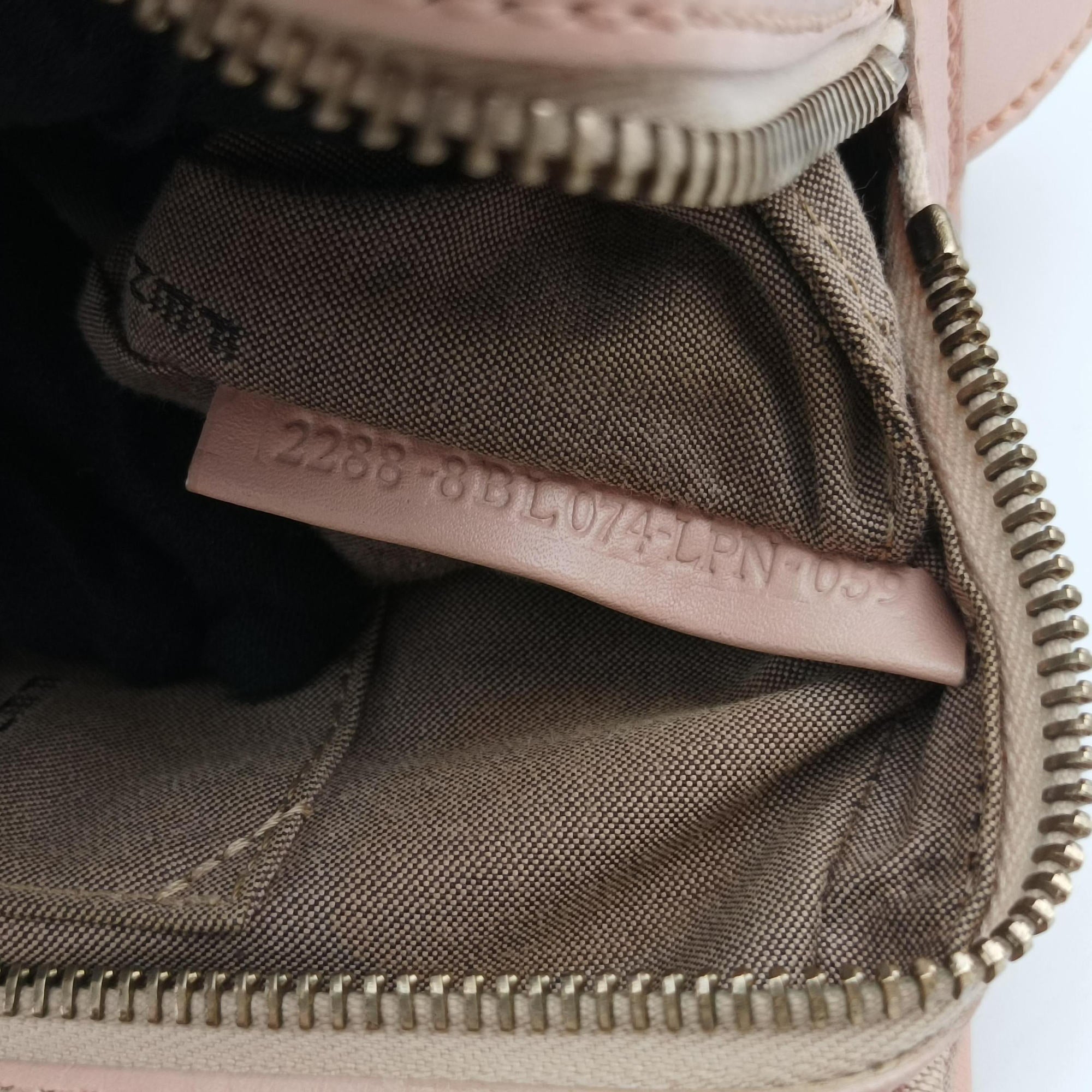 Zucchino Beige×Pink canvas×Leather 8BL074 2288-8BL074-LPN-059ズッキーノ ベージュ×ピンク キャンバス×レザー 8BL074 2288-8BL074-LPN-059