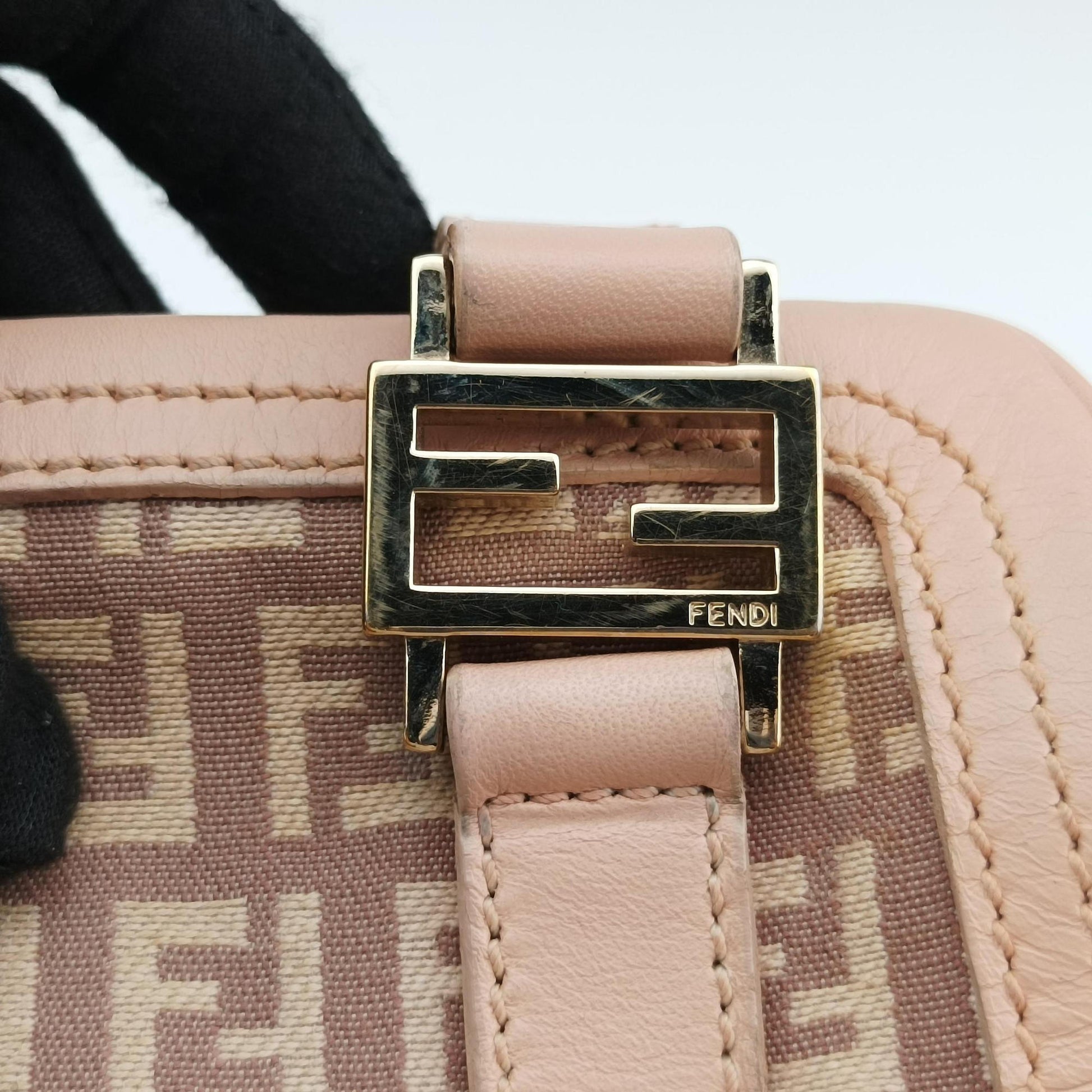 Zucchino Beige×Pink canvas×Leather 8BL074 2288-8BL074-LPN-059ズッキーノ ベージュ×ピンク キャンバス×レザー 8BL074 2288-8BL074-LPN-059