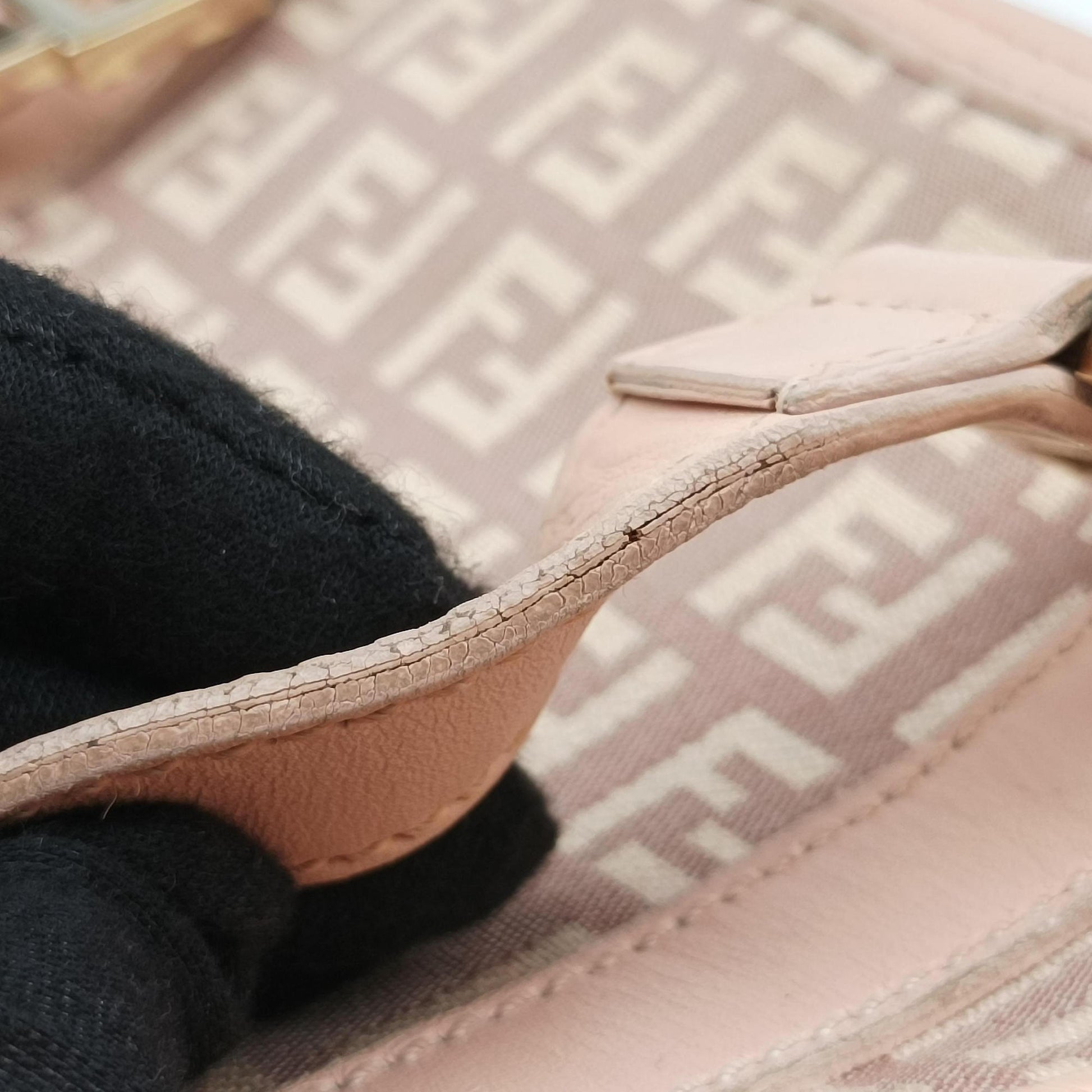 Zucchino Beige×Pink canvas×Leather 8BL074 2288-8BL074-LPN-059ズッキーノ ベージュ×ピンク キャンバス×レザー 8BL074 2288-8BL074-LPN-059
