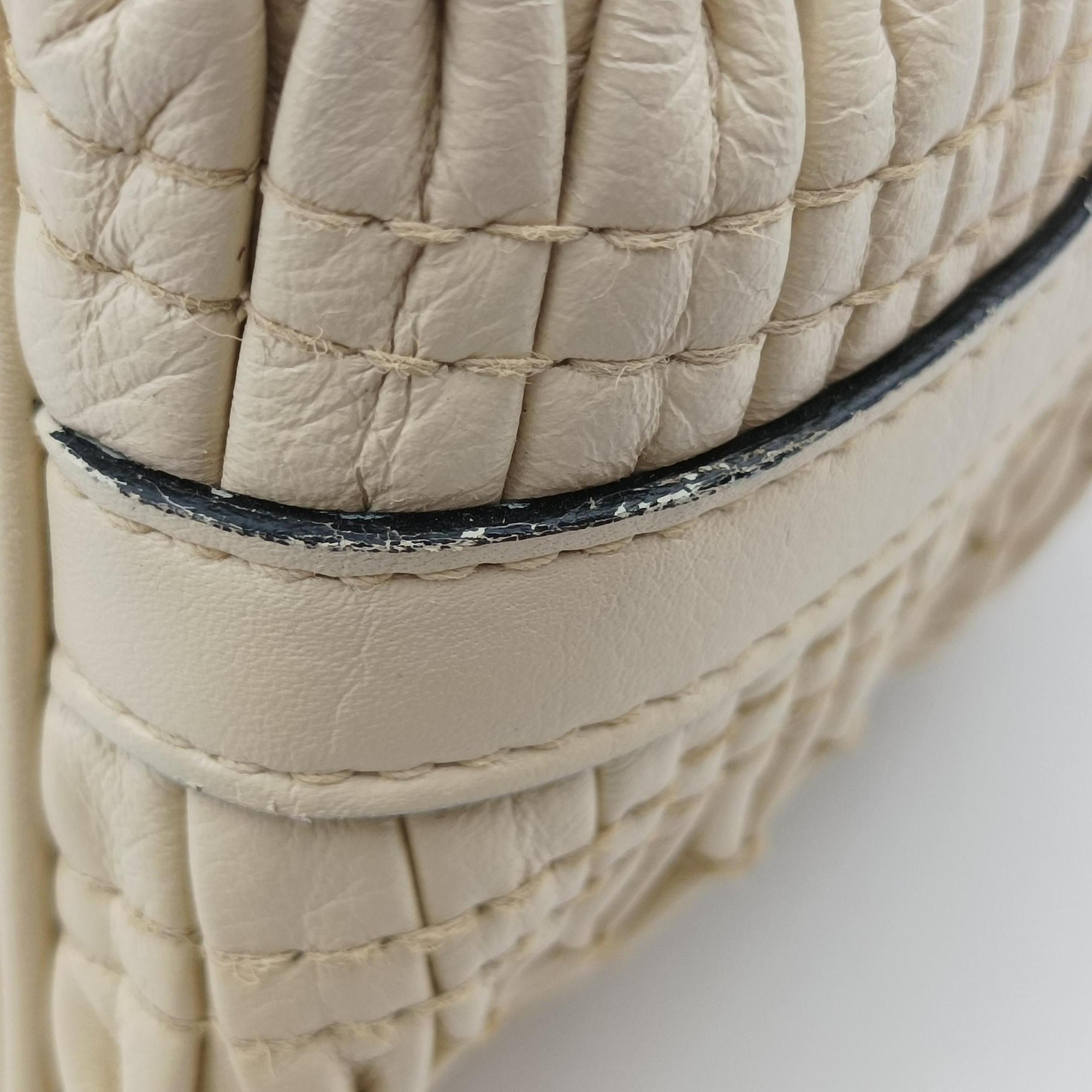 Isabella Rossellini ivory Leather AX.L10.33244イザベラ ロッセリーニ アイボリー レザー AX.L10.33244