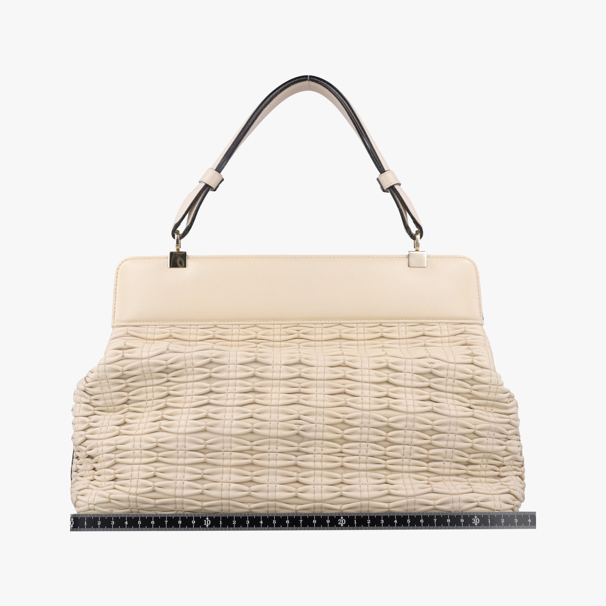 Isabella Rossellini ivory Leather AX.L10.33244イザベラ ロッセリーニ アイボリー レザー AX.L10.33244