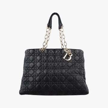 Cannage Dior Soft Shopping Black lambskin 17-BO-0154ディオールソフト ブラック ラムスキン 17-BO-0154